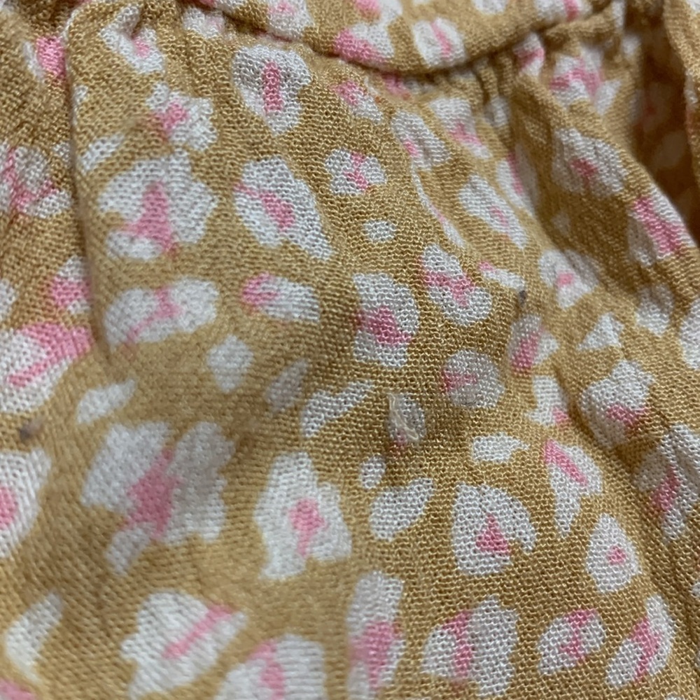 Billabong floral yellow dress large - Picture 6 of 7
